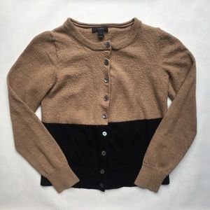 J.Crew Two Tone Wool Cardigan